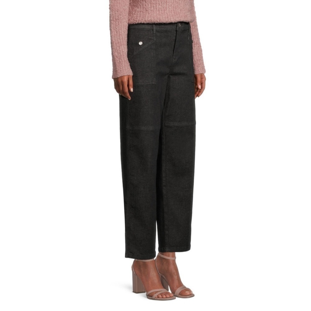 NWT Liz Claiborne Womens Mid Rise Straight Cargo Pant Size 6P